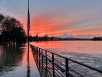 Koblenz bei Hochwasser